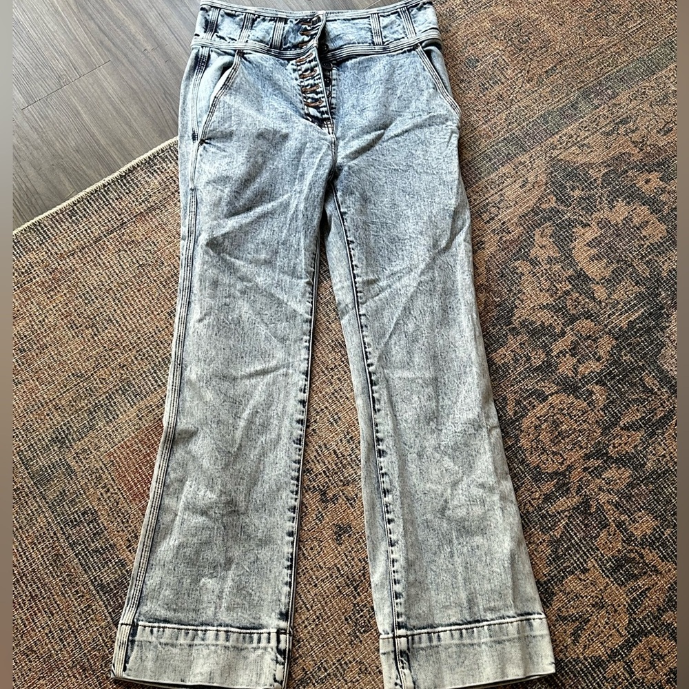 Ulla Johnson Gray High Rise Women Jeans